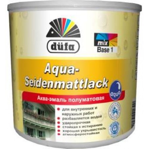 Düfa Aqua-Seidenmattlack - Аква-эмаль шелковисто-матовая 2,5 л